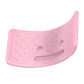 Rocker Board Balancing Training,Balance Board, Plastic Balance Seesaw Board with Elastic Ball, Improves Motor Skills and Build Core Strength, for Kids Toddlers Teens Balance Training (pink), bala