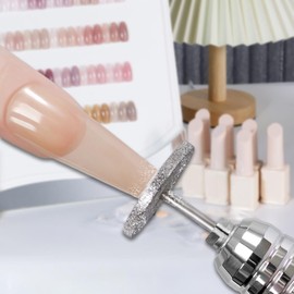 perfeclan Schleifscheibe für Nägel, Bohrkopf, Nagelkunstwerkzeug, leicht, tragbar, für Nägel, Fuß-Hornhautentferner