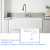 1 1/4 Inch Siphon, Space-Saving Siphon, Flexible Drain Hose, 360°