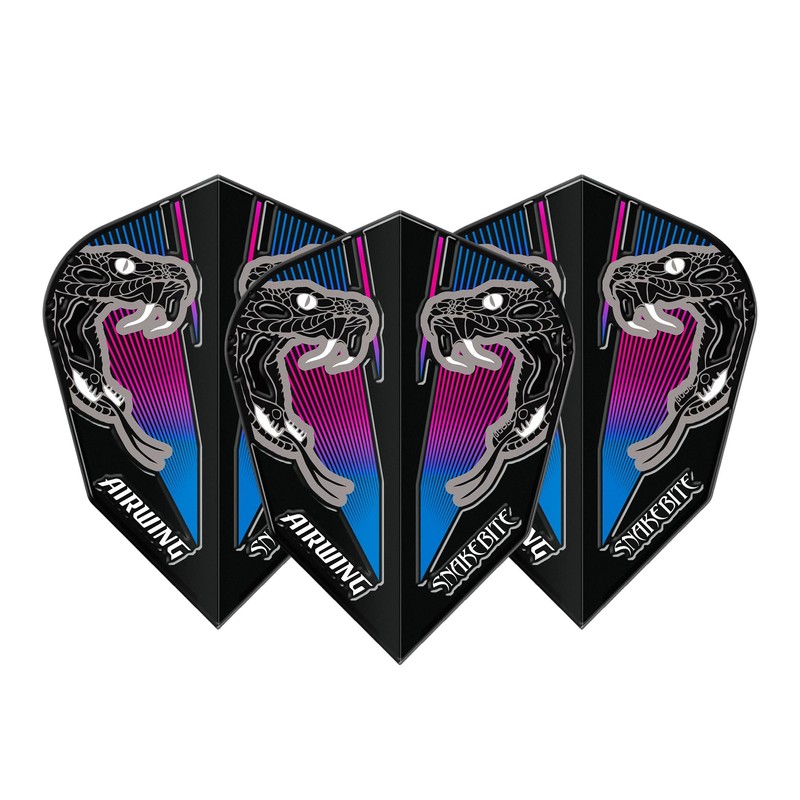 RED DRAGON Airwing Unique Moulded Peter Wright Snakebite Blue V-Standard