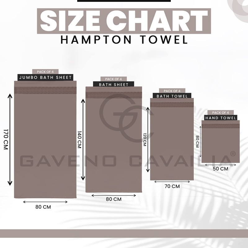 GC GAVENO CAVAILIA New Hampton Hand, Ultra Soft Extra Absorbent