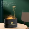 Humidifier 250ml Aroma Diffuser Flame Pattern Light USB Power Supply