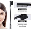 xelea Double Sided Edge Control Hair Brush Comb Combo Pack