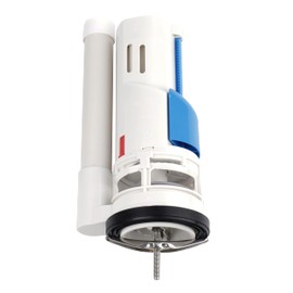 2 Inch Toilet Flush Valves Toilet Repair Kit Dual Flush Valve Replacement Fit for One Piece Toilet Top Push Button Valve (8" Height) White