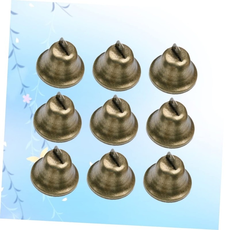 COHEALI 20pcs Bronze Bell Copper Rattle Bells Handmade for Christmas