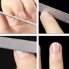 6 Pieces Diamond Nail File Stainless Steel Double Side Nail