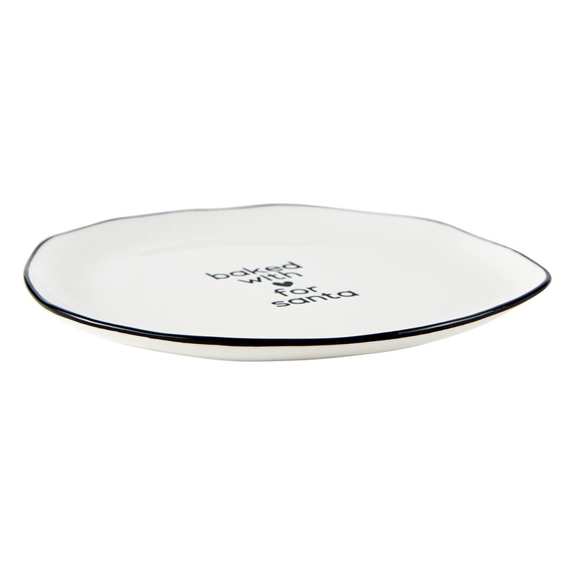 Santa Barbara Design Studio Holiday Ceramic Serving Plate, 7" Diameter,