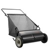 VEVOR Push Lawn Sweeper, 26 Inch Leaf & Grass Collector,