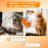Cat Steam Brush for Shedding with Comb 4 in 1