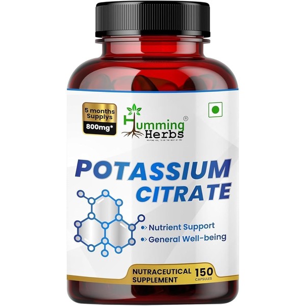 Humming Herbs Humming Herbs Potassium Citrate 800mg C 150 Vegan