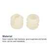 HARFINGTON Furniture Plastic Pre-Inserted Nuts, 11mmx10.5mm 80pcs Hinge Dowel Inserts