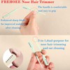 FREHOMEE Manual Nose Hair Trimmer for Man & Woman,Trimmer for