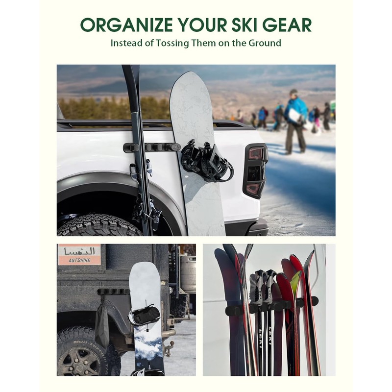 Magnetic Ski Holder for Side of Car – Strips Magnetic