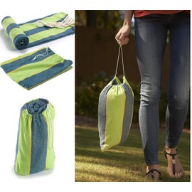 Ledmark Ind. Trekmate Breathable Cotton Fabric Canvas Single Person Brazilian Hammock,for Camping, Outdoors Gear, Backpack, Hiking, Hunting,Backyard