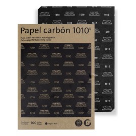 VG 100 Hojas Papel Carbón Para Copias Mecanográficas Carta