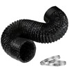 Semboh 4 Inch Flexible Exhaust Duct Hose 3FT with 2