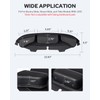 Benlari Windshield Bag, 3 Pocket Batwing Fairing Windshield Bag, Waterproof