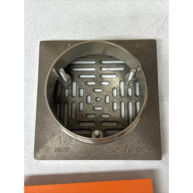 MIFAB TSS6-1 Drain Cover Grate 6" x 6" Square Stainless