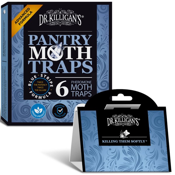 Dr. Killigan's Premium Double Potent Pantry Moth Traps with Pheromones