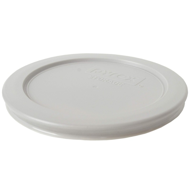 Pyrex 7200-PC Sleek Silver Round Plastic Food Storage Replacement Lid,