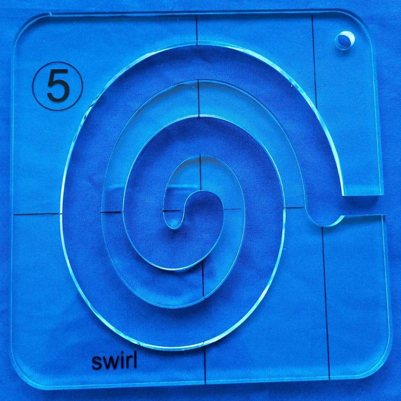 HONEYSEW Free Motion Quilting Template Series 5 with Quilting Frame
