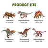 Set of 6 Dinosaur Set, Children's Realistic Dinos Toy, Dinosaur