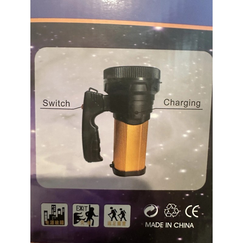Super Bright LED Flashlight Rechargeable Super Bright Work Camping Fishing