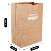 Heavy Duty 57 Lb Large Brown Paper Bag – 50