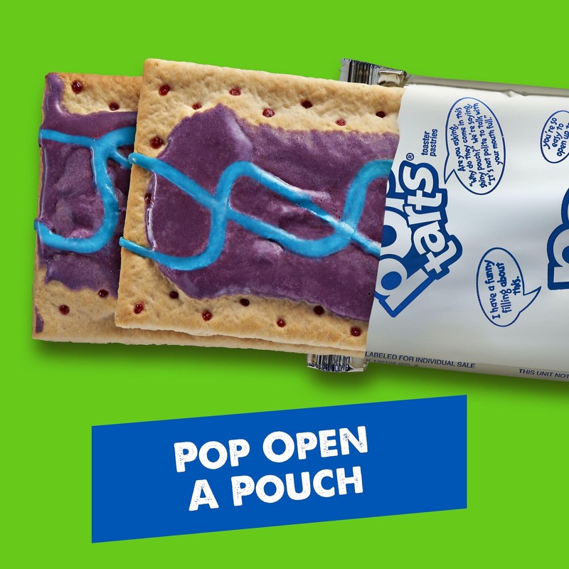 Pop-Tarts Toaster Pastries, Breakfast Foods, Frosted Wild Berry 13.5oz (12