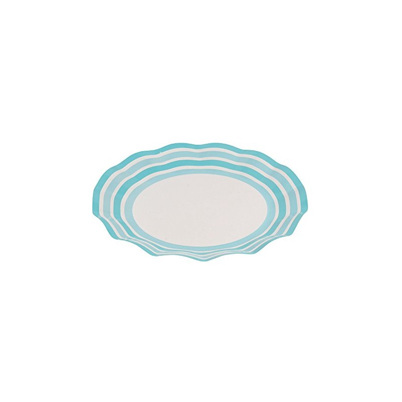Pearl Metal D-262 Alamodo Wave Paper Plate, 10.2 inches (26