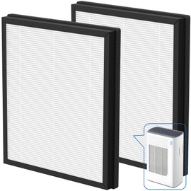 Harebery 2 Pack T356 Replacement Filters - Compatible with Trucozie T356 Purifier, 3-Stage Filtration System