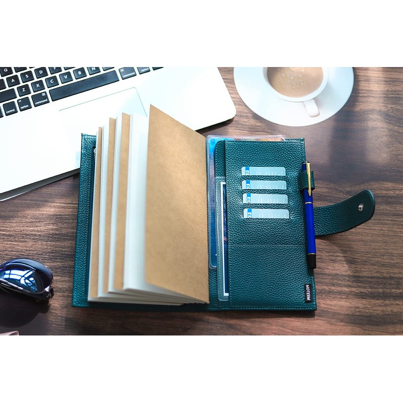 Moterm Companion Traveler's Notebook Cover - Upgraded Design with Back