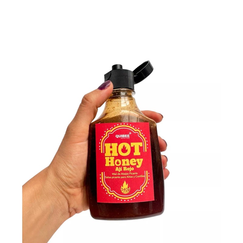 Quibee Hot Honey, All Natural 100% Pure Honey Infused with