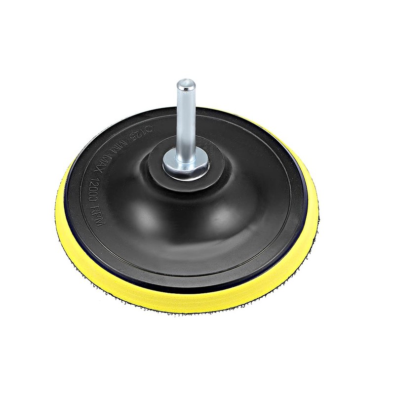 sourcing map 5 Inch Velcro Sanding Disc Sanding Polishing Pad
