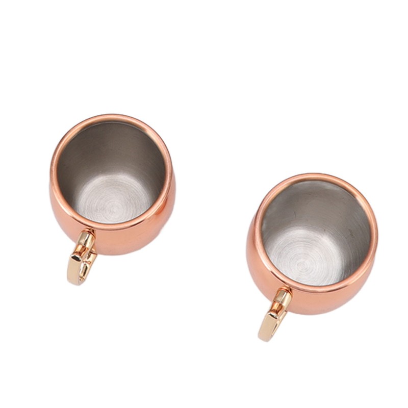 Mule Mugs Set Corrosion Resistant Easy Cleaning 2oz Thermal Insulation