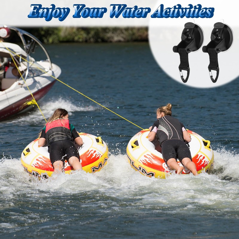 GliCraft 2 Sets Boat Tube Keeper 1-4 Riders Towable Tubes