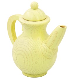 Seiffener Volkskunst Incense Smoker Figurine | Incense Can Coffee Pot | Ore Mountains Folk Art | Height 12 cm | Lemon