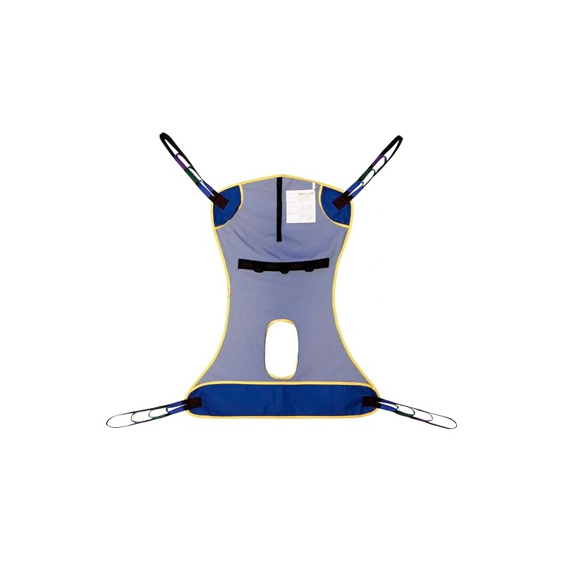 Full Body Mesh Lift Sling with Commode Opening, Patient Lift