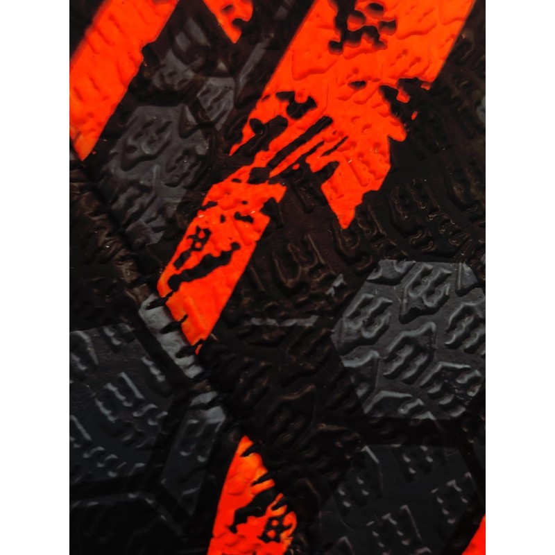 Optimum STREET RUGBY BALL - BLACK/ORANGE - MIDI