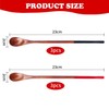 6-Piece Wooden Spoons, Long-Hand Spoons, Wooden Mixing Spoons for Drinks,