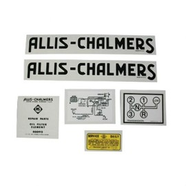 G Decal Set Mylar fits Allis Chalmers G