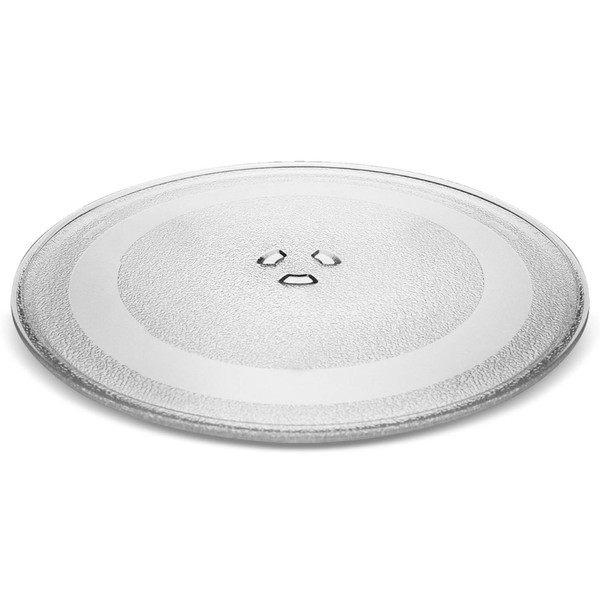 Small 9.6" / 24.5cm Microwave Glass Plate / Microwave Glass Turntable Plate Replacement - for Small Microwaves