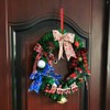 Christmas Front Door Wreath Funny Santa Claus Leg Decor Christmas