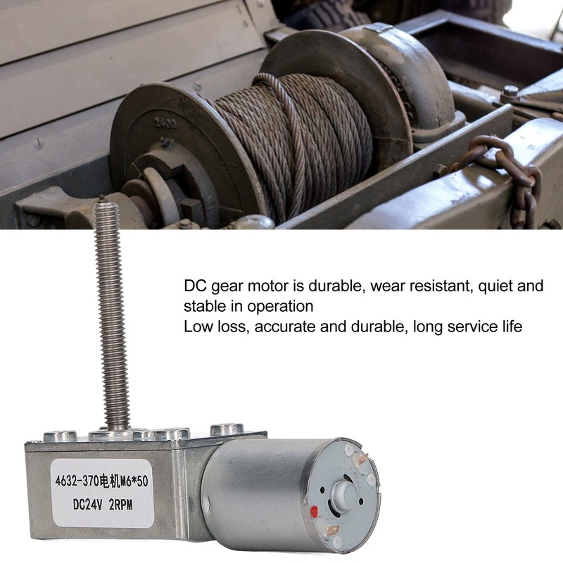 DC Reduction Motor Stable Low Noise Low Loss Lightweight Worm