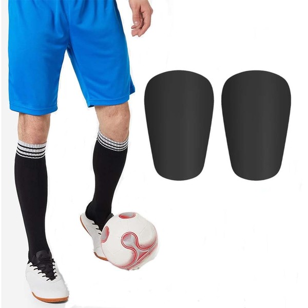 Football Shin Pads, Black, 10 x 6 cm, Extra Mini