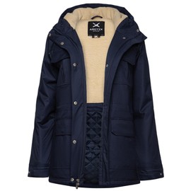 Arctix Women's Fleece Lined Insulated Cold Weather Everyday Jacket, Blue Night Heather, Medium