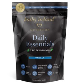 AMAXI Daily Essentials Plant Based Protein Powder Mix, Vanilla, 1.85 lbs