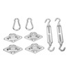 Sun Shade Sail Hardware Kit Sturdy Structure Stainless Steel Sunshades