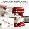 KitchenAid Mixer Attachments Flour Funnel & Splash Guard, Mess-Free Flour