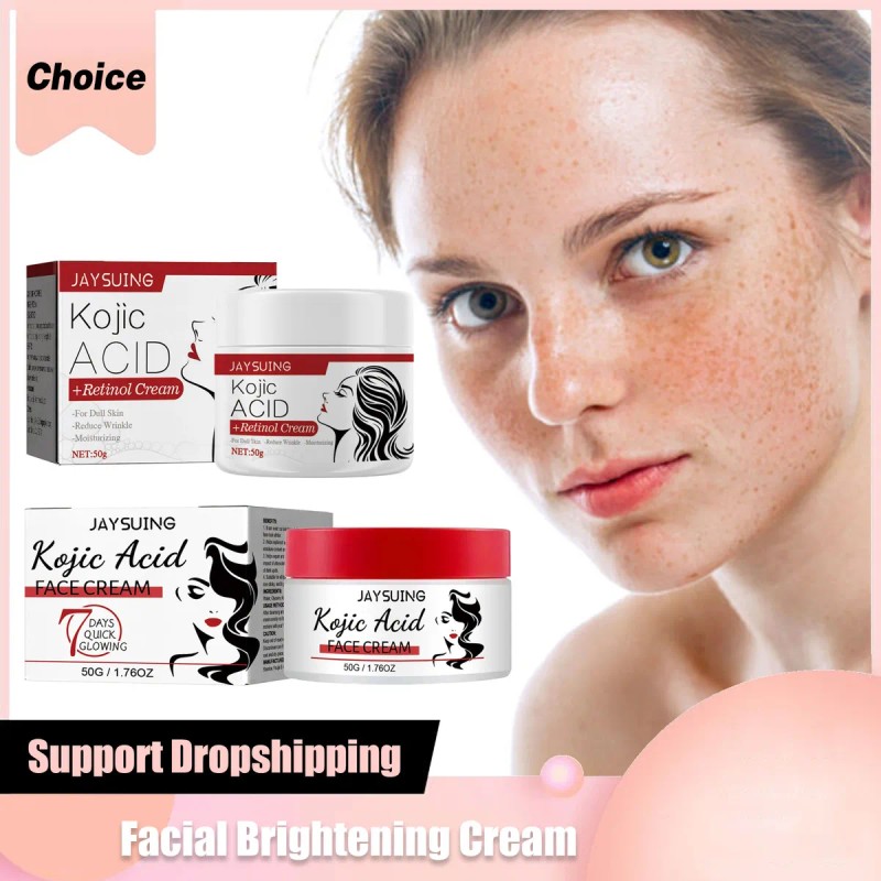 Crema Iluminadora Facial Ácido Melanina Kojic Redu